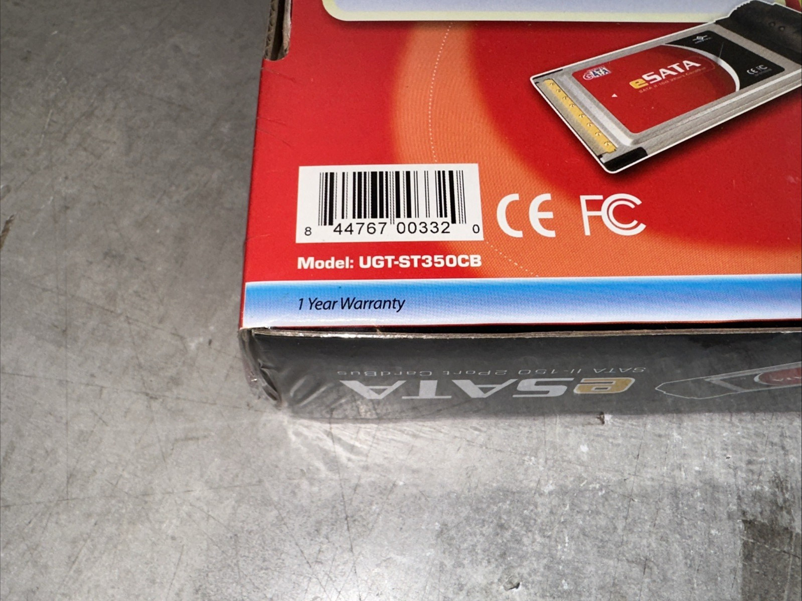 New Sealed – Vantec UGT-ST350CB eSATA SATA II-150 2-Port CardBus Adapter