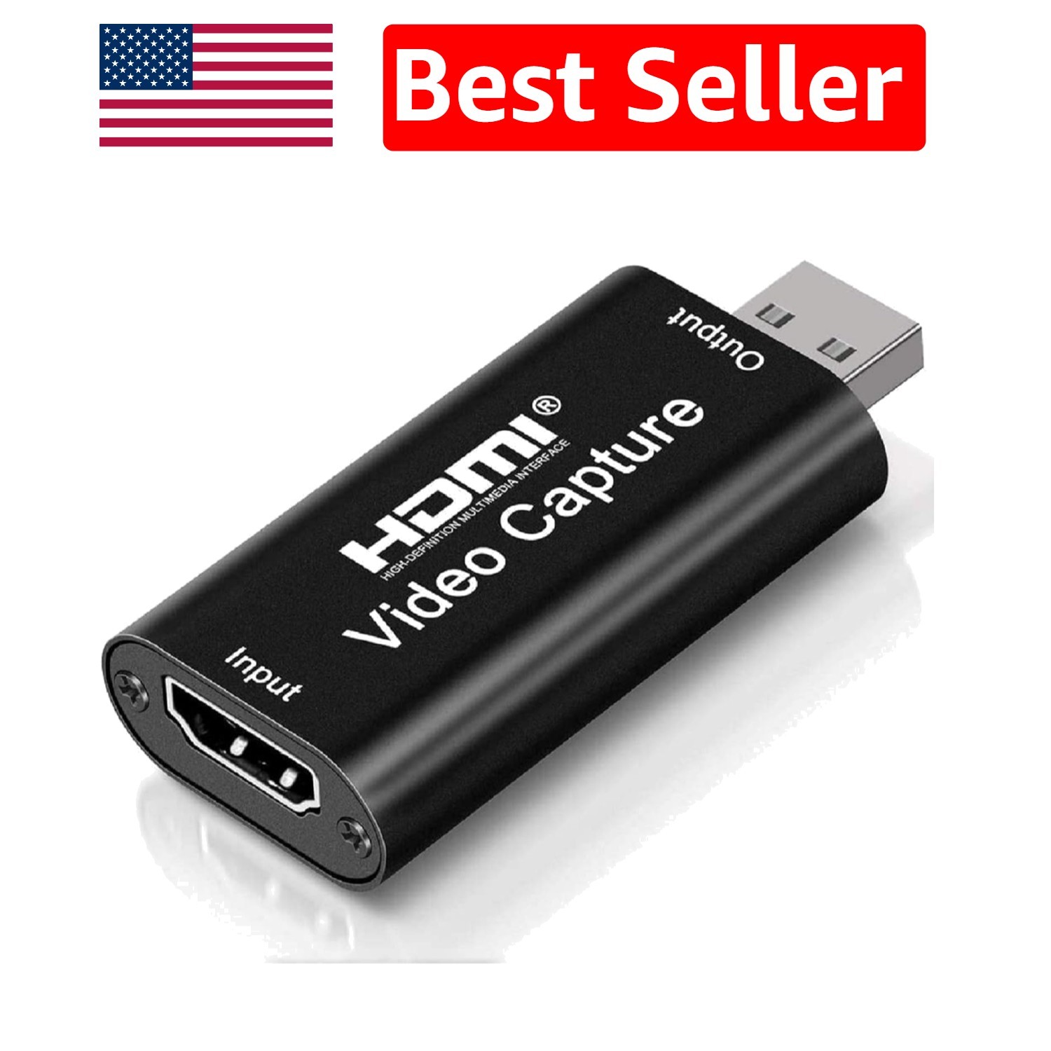 Portable 4K HDMI Capture Card – Easy to Use USB Adapter for Content Creation