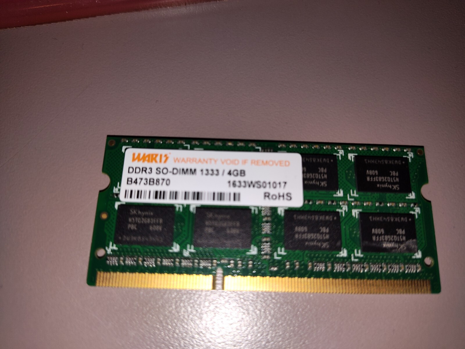 DDR3 SO-DIMM 1333 4GB