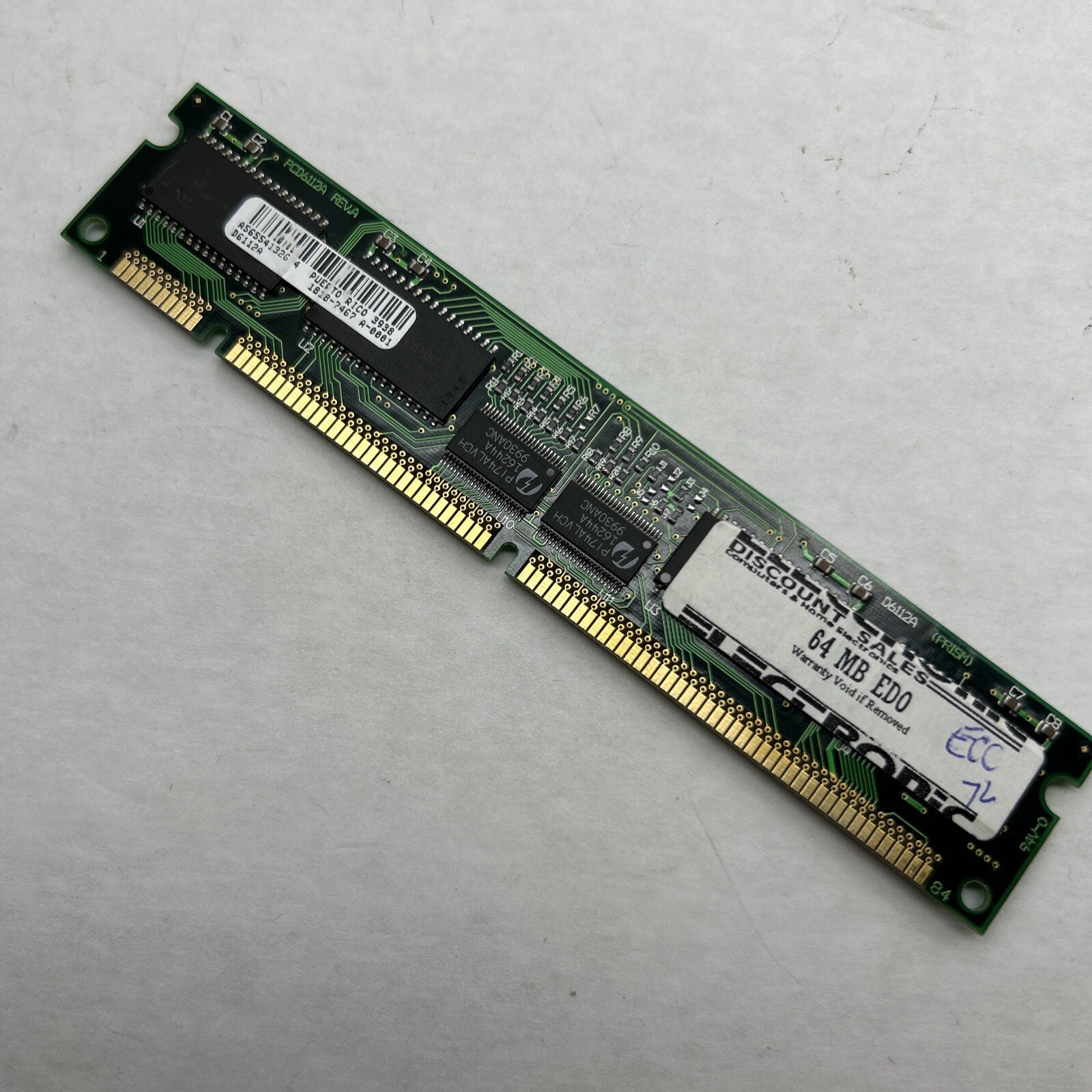 64MB Memory EDO 64 MB RAM 50NS Buffered Dimm 8×72 Buffered ECC 168pin