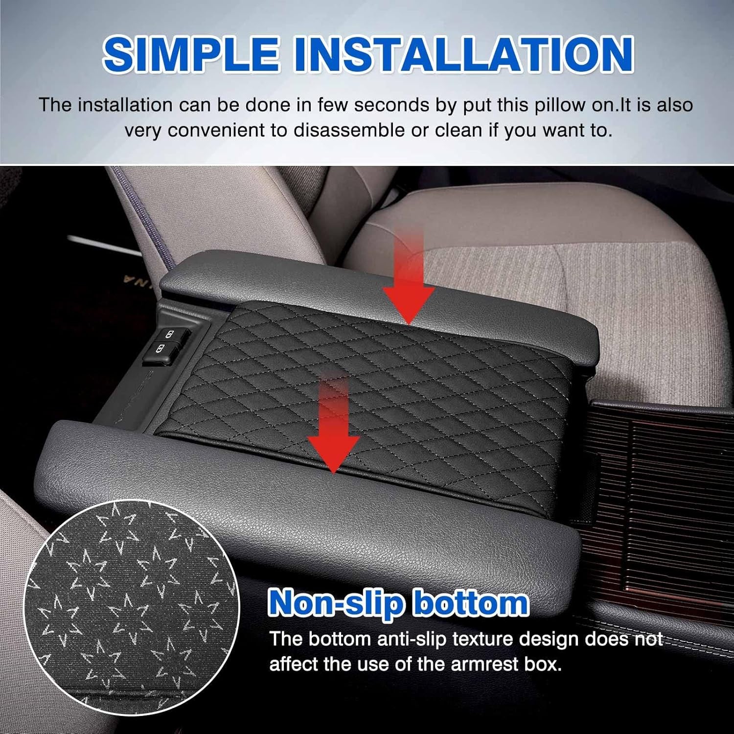 Autorder Center Console Cover for Toyota Sienna 2021-2024 2021-2025