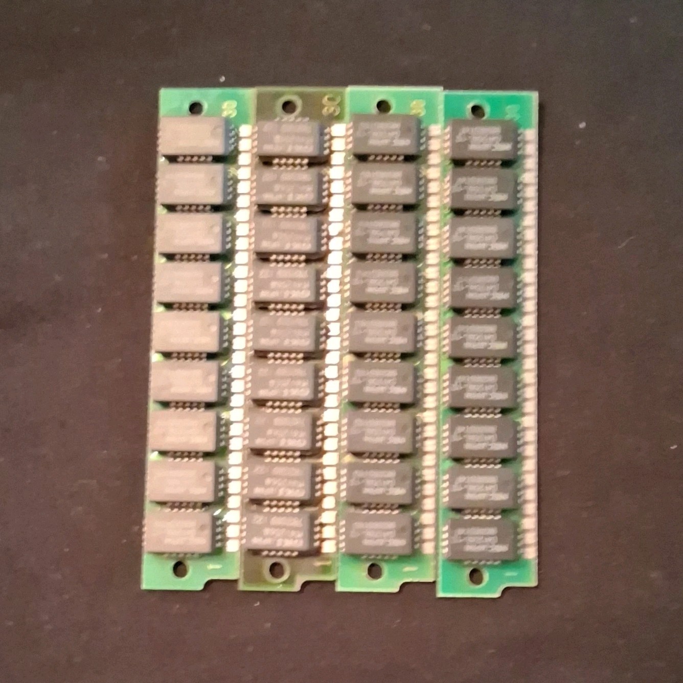 NEC JAPAN 1MB 30-Pin SIMM FPM DRAM RAM Modules Non-ECC D41256C-12 x4