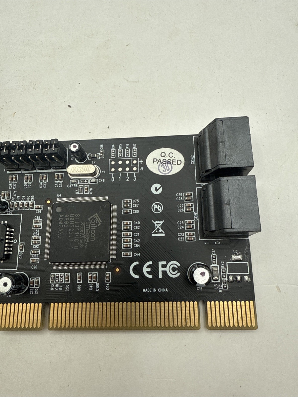 Vantec 4 Channel 6-Port SATA 6Gb/s PCIe RAID Host Card GREAT CONDITION FREE SHIP