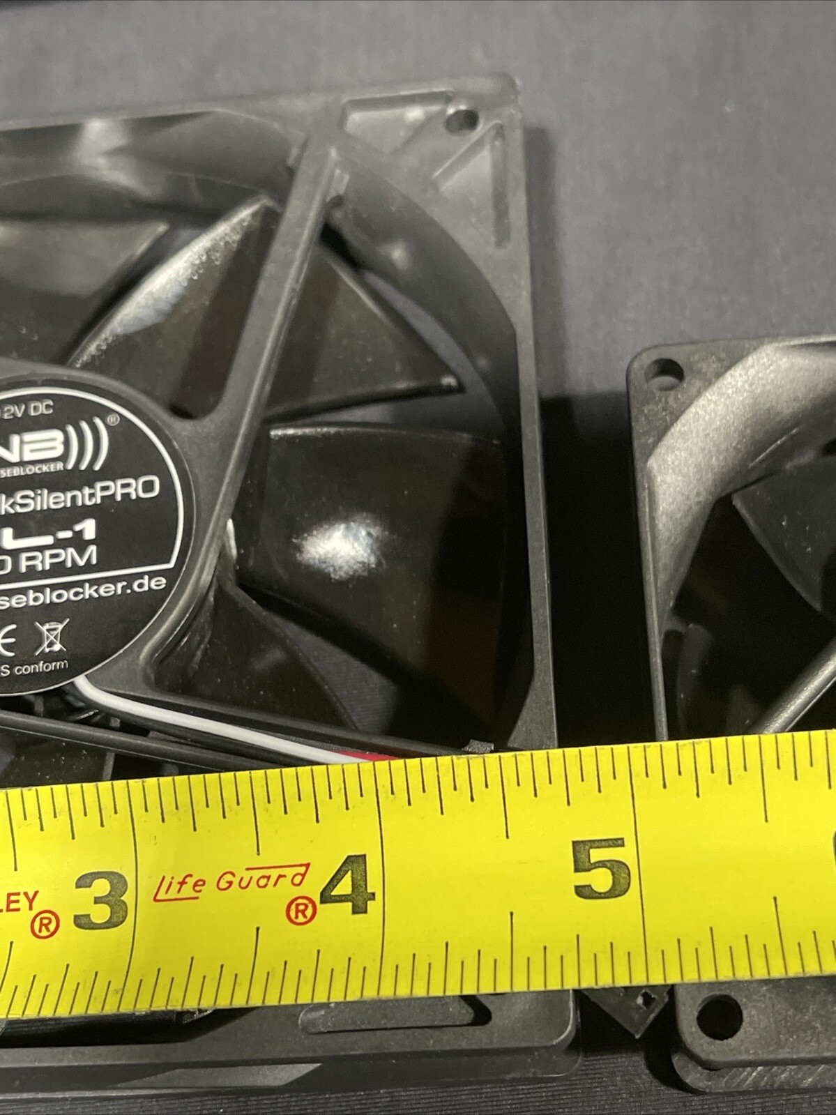 Noiseblocker Black Silent Pro P-1 1500 RMP & Pl-1 900 RPM Computer Case Fan