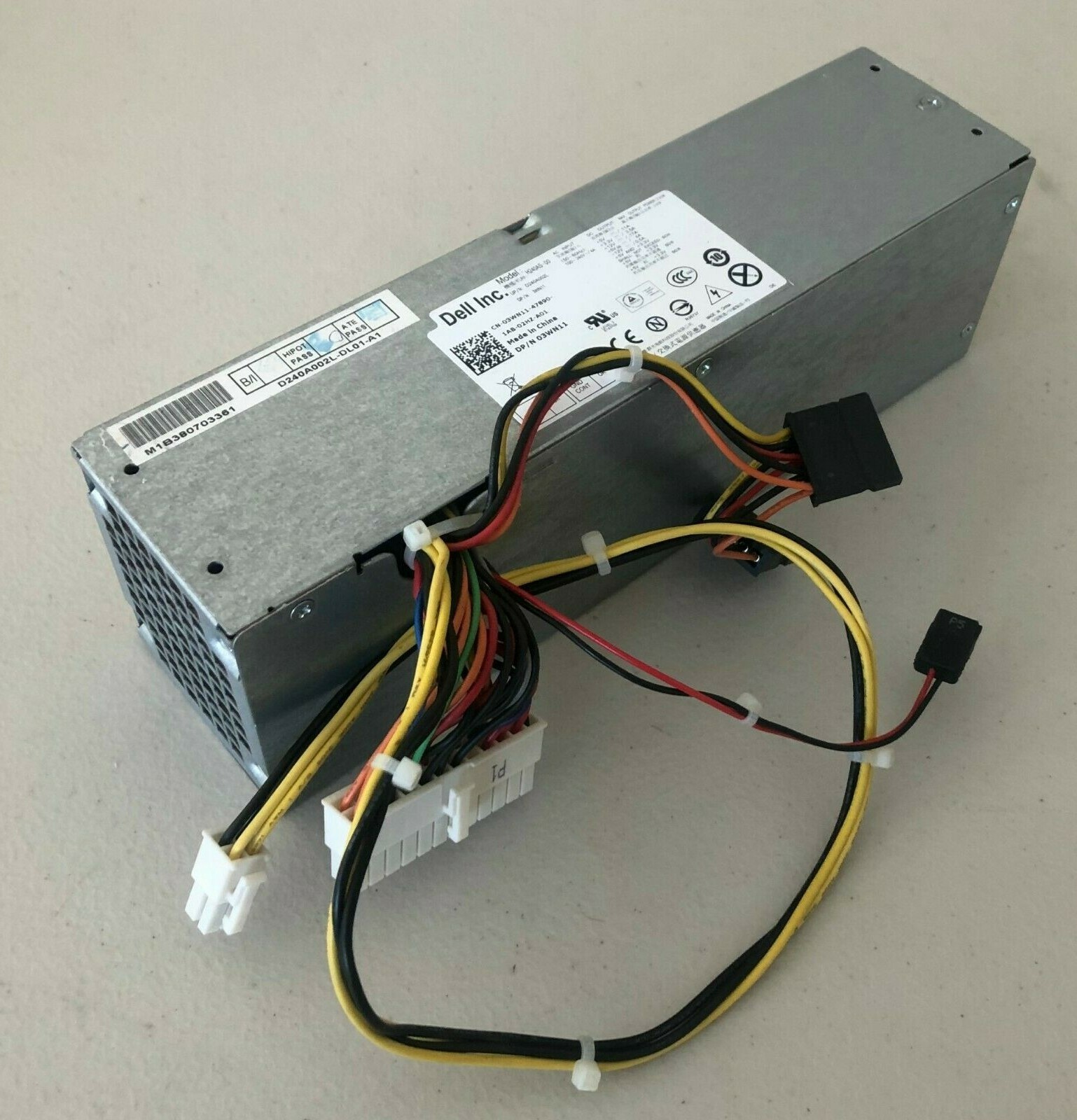 ^Dell H240AS-00, 03WN11, D240A002L, SFF Optiplex 790, 990, 240W PSU *TESTED*