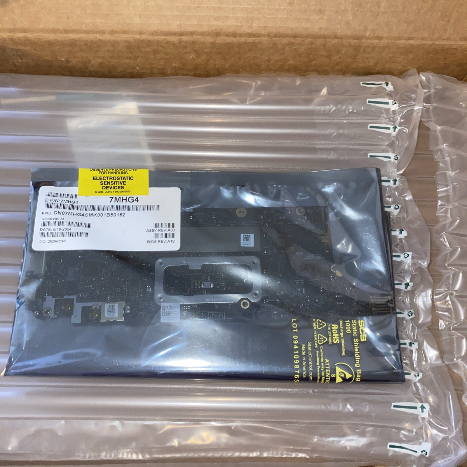 BRAND NEW – Dell Latitude 7320 Motherboard 07MHG4 7MHG4 i7 11th Gen 16GB DDR4