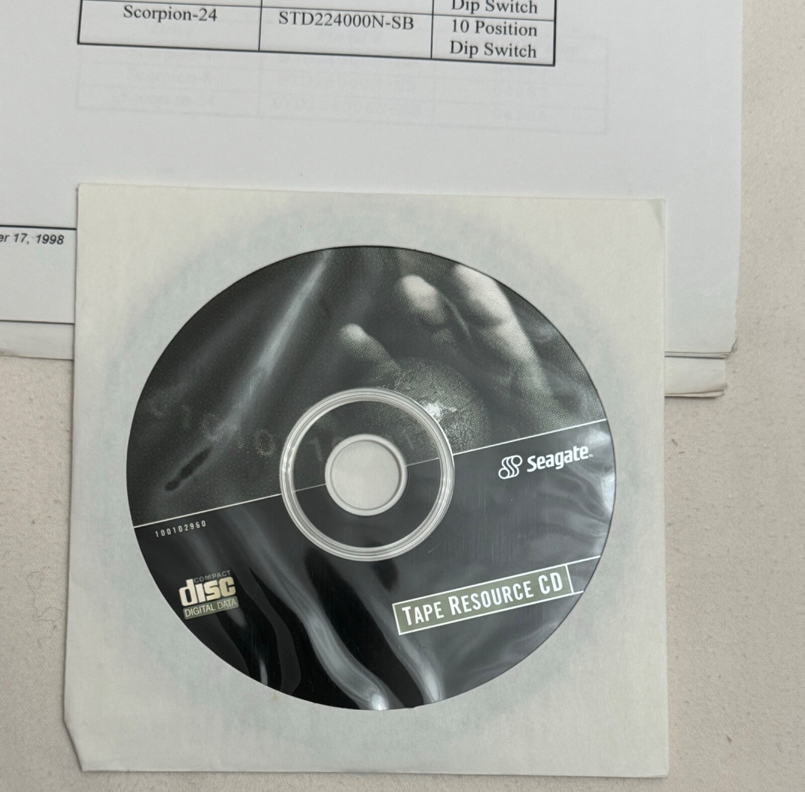 DAT Tape Drive Seagate STD64000N NEW.