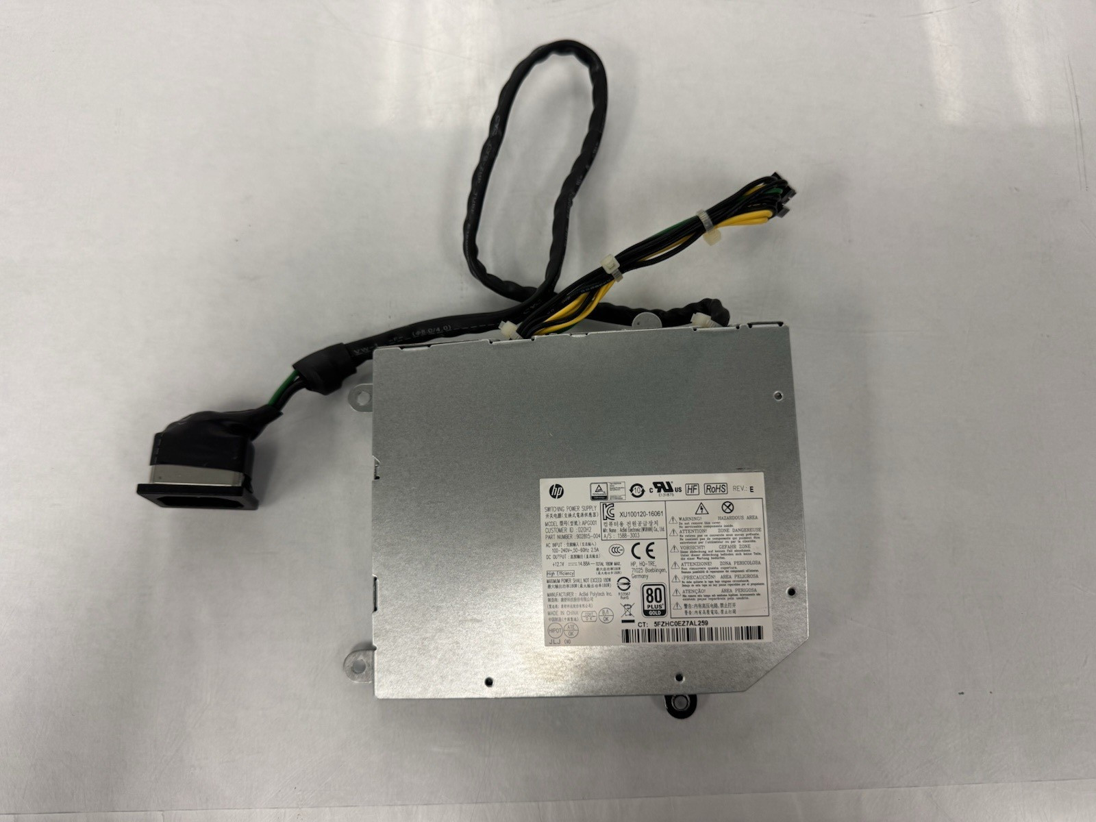 HP Elite One 800 G3 APG001 AIO 12.1V 14.88A 180W Power Supply 902815-004