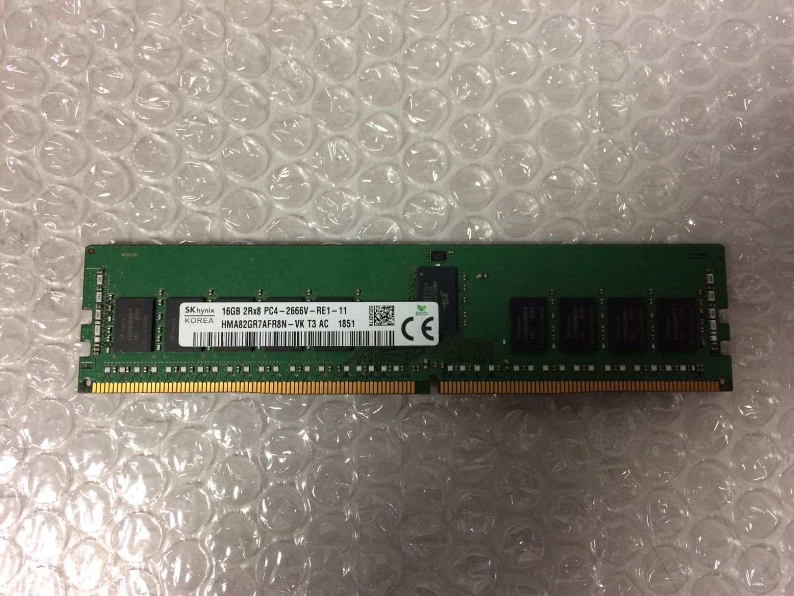 SK Hynix 16GB 2Rx8 PC4-2666V Desktop RDIMM ECC Server RAM HMA82GR7AFR8N-VK