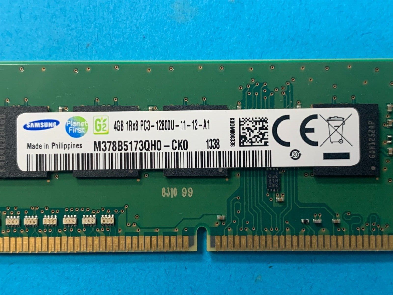 🔥Samsung 4GB IRx8 PC3-12800U Desktop RAM Memory M378B5173QH0-CK0