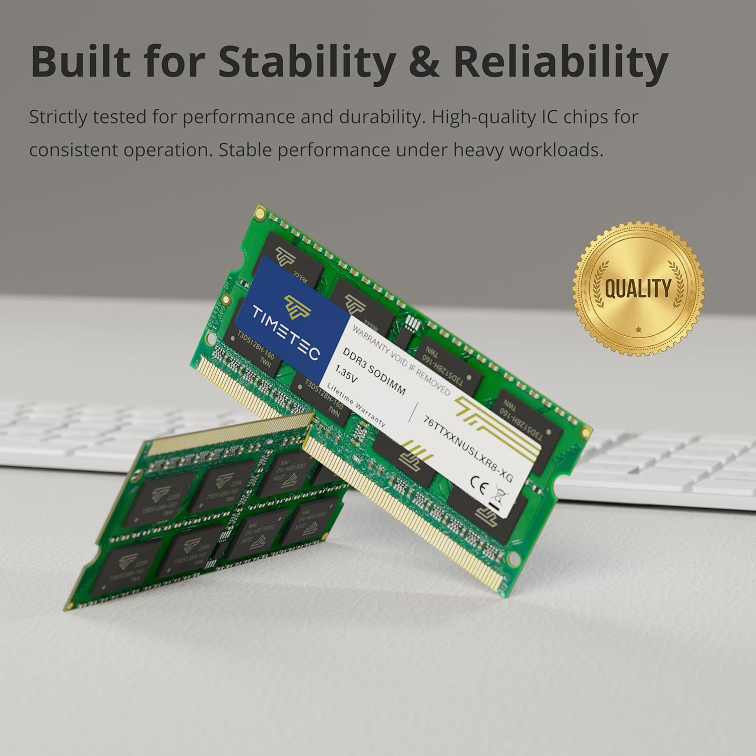 8GB DDR3L / DDR3 1600Mhz PC3L-12800 / PC3-12800 Non-Ecc Unbuffered