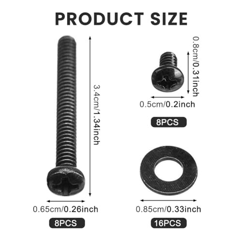 Water Cooling Radiator Fitting Screws Fan Mounting Screw Kit Durable Metal