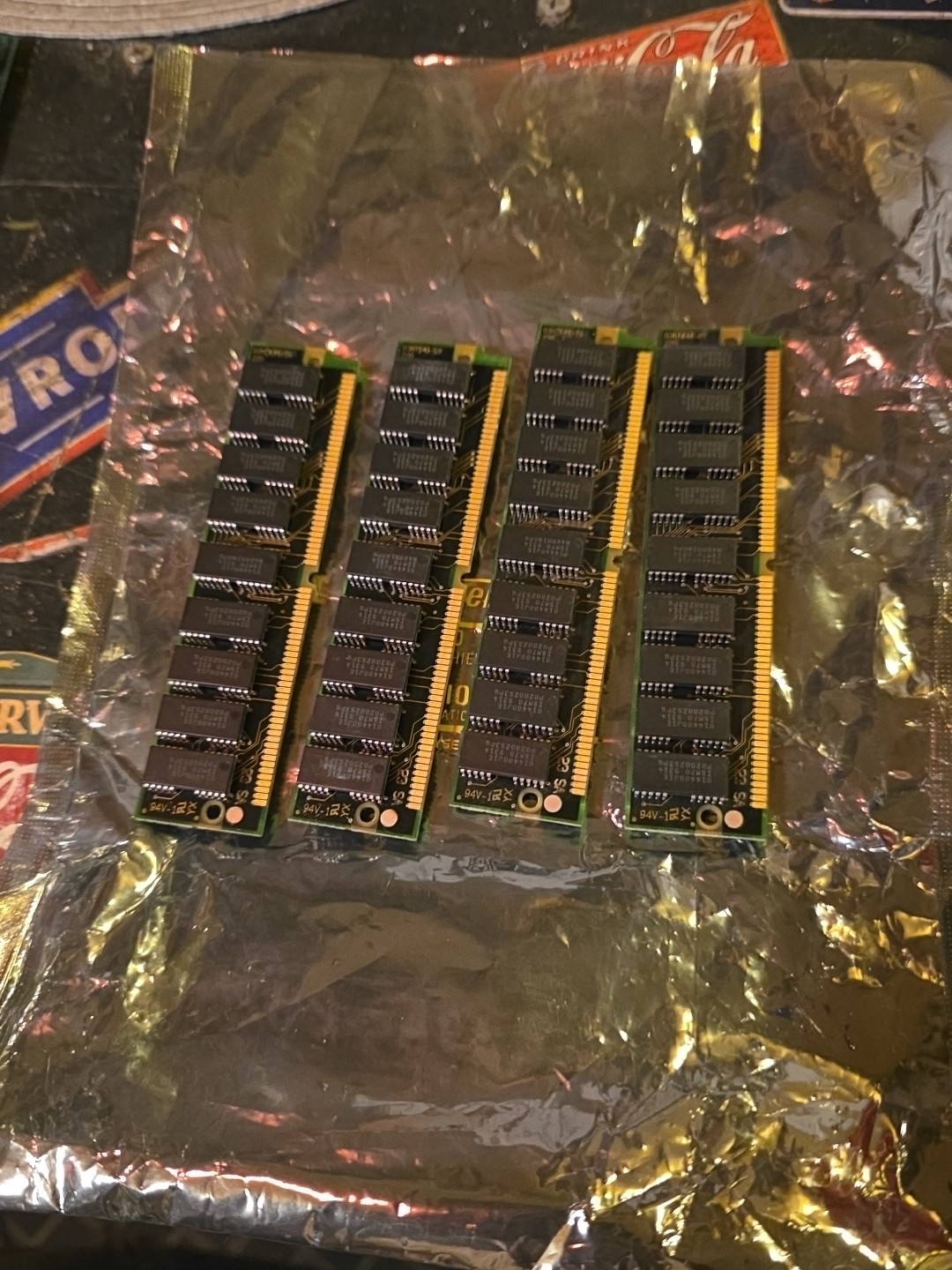 2x 8MB 2Mx40 ECC 72-pin 60ns FPM Parity SIMM Memory 16MB PC RAM Parity IBM #91
