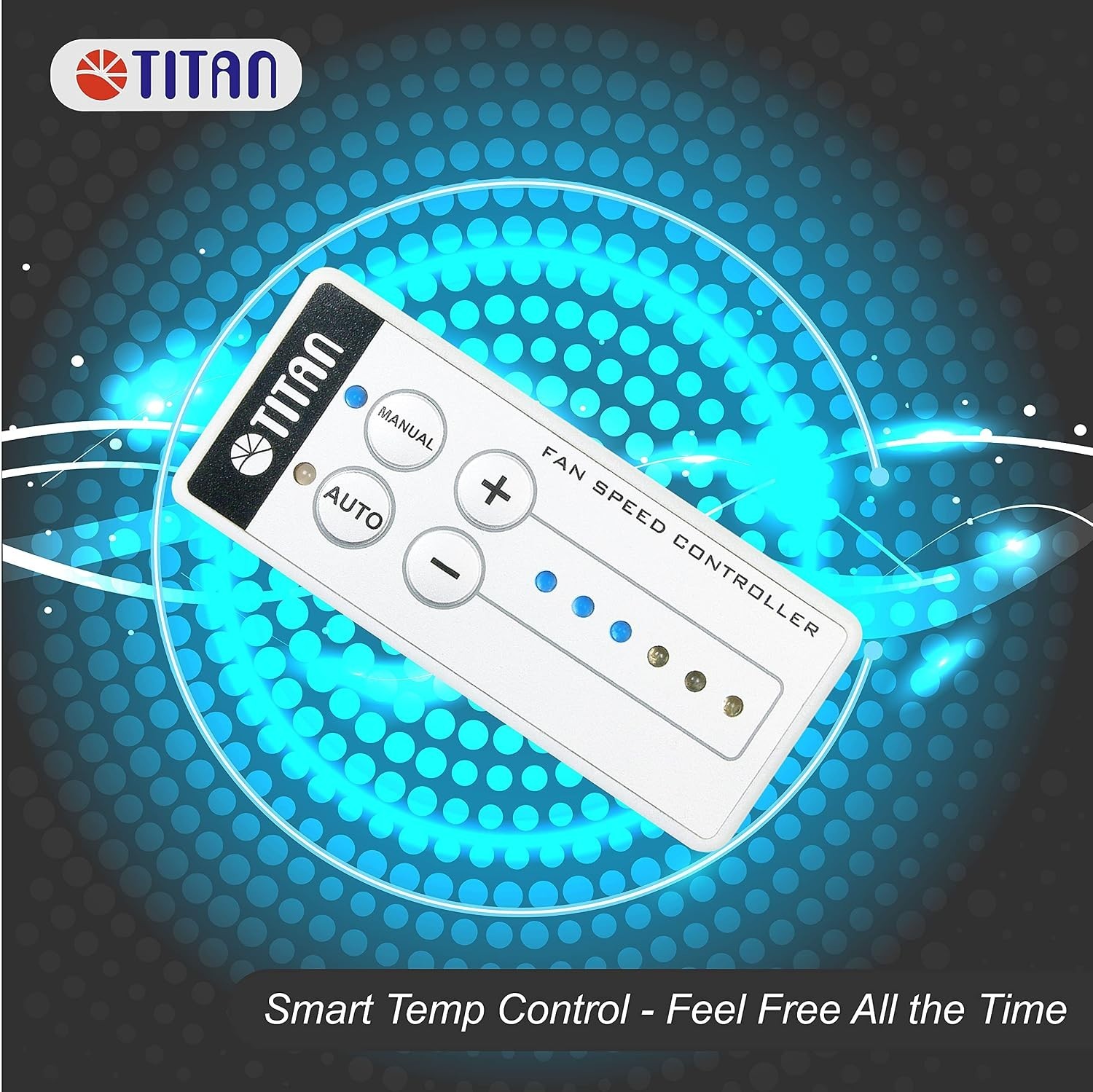 12V Waterproof Cooling Fan with Speed Controller for RV Fridge Ventilation