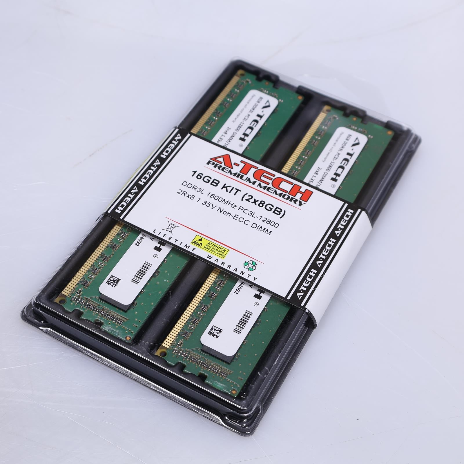 A-Tech 16GB Kit PC3L-12800 2x 8GB DIMM DDR3L A7