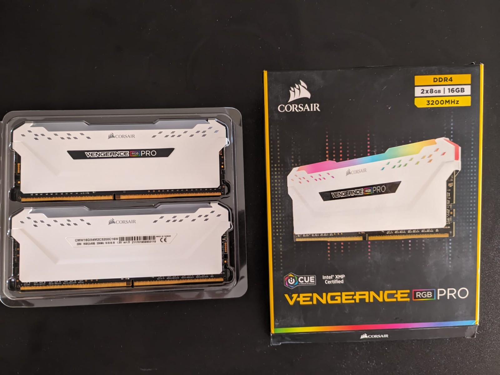 corsair vengeance rgb pro 16gb 2x8gb ddr4 3200mhz
