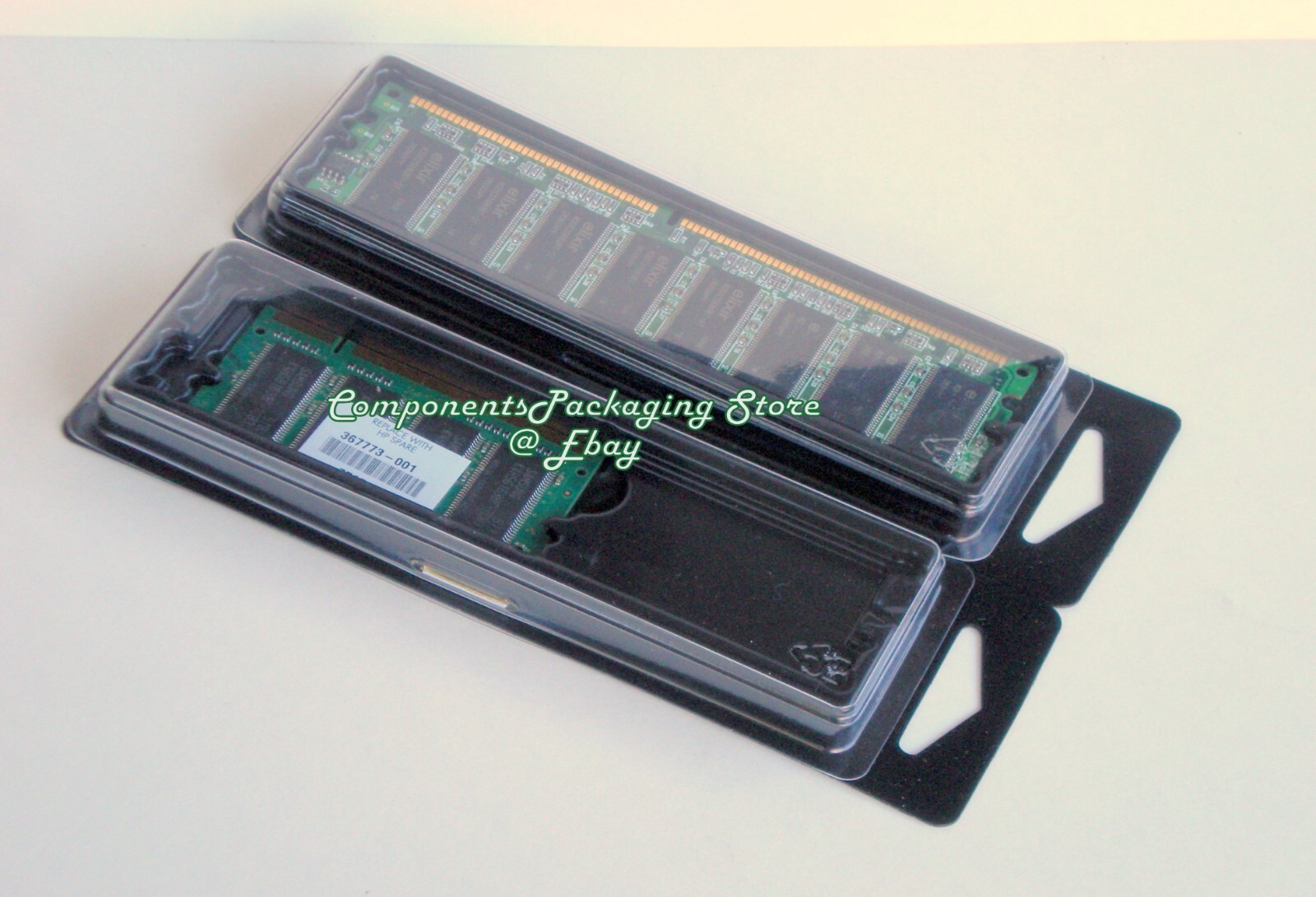 RAM DRAM Container Case for DDR3 DDR2 DIMM – Anti Static Lot of 25 40 80 150
