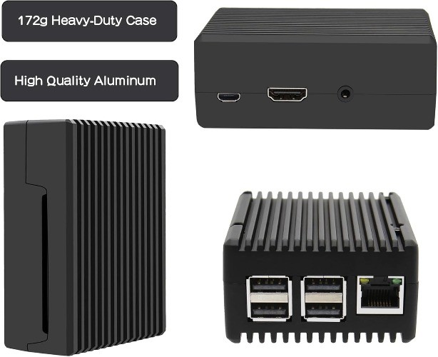 Raspberry Pi 3 B Plus Aluminum Alloy Case Heatsink Pillar Passive Cooling P252
