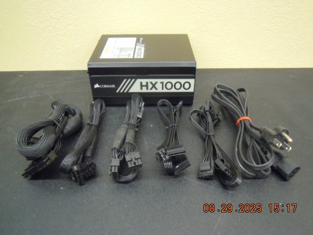Corsair HX1000 1000Watts 80 Plus Platinum AC Power Supply | RPS0076 | CP-9020139