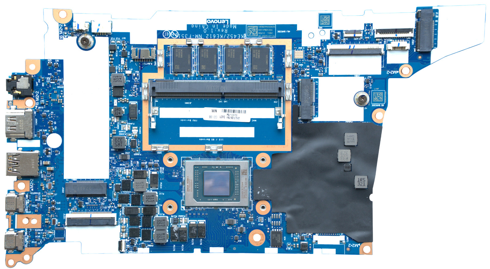✅️5B21L75620 OEM For Lenovo ThinkPad E16 Ryzen 5 7530U 8GB NM-F351 Motherboard✅️