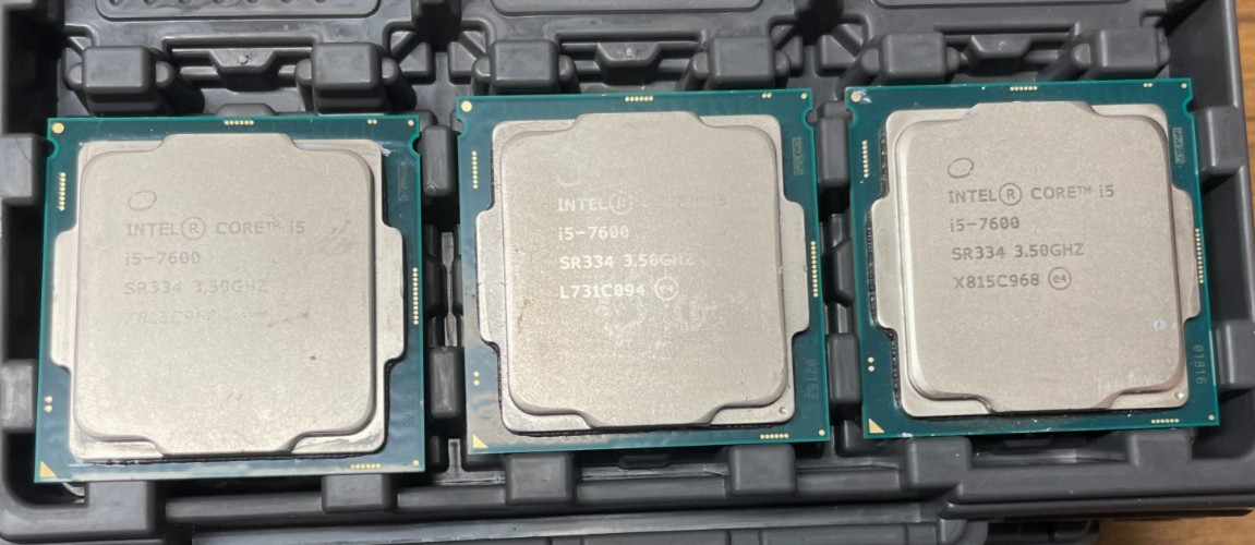 Intel Core i5-7600 – 3.50GHz Quad-Core CPU Processor **Lot of 3**