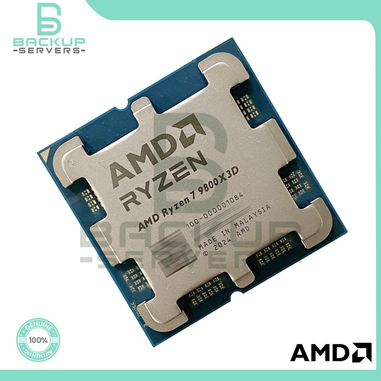 AMD Ryzen 7 9800X3D 8-Core 16-Thread 4.7GHz AM5 Desktop Zen5 Gaming Processor