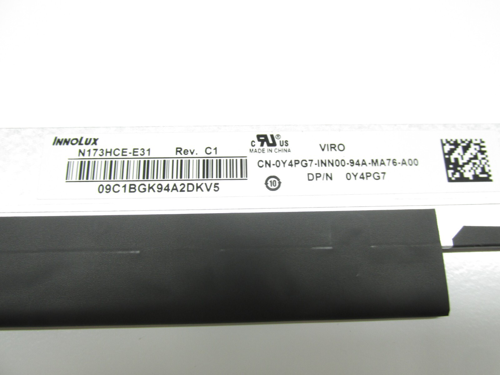 New Dell OEM Alienware 17 R4 Inspiron 5767 FHD EDP LCD Panel Matte IVC03 Y4PG7