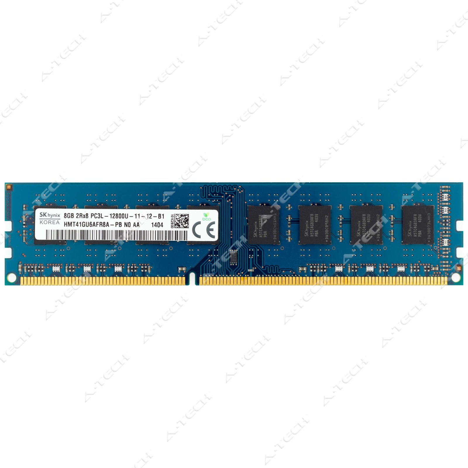 Hynix 8GB DDR3 1600MHz PC3-12800 2Rx8 DIMM Desktop Memory RAM (HMT41GU6AFR8A-PB)