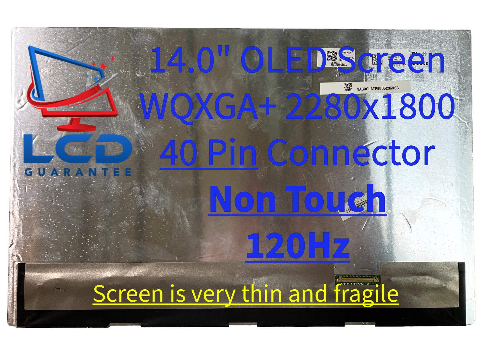 HP N60119-001 14″ WQXGA+ 120Hz Non Touch Laptop OLED Screen