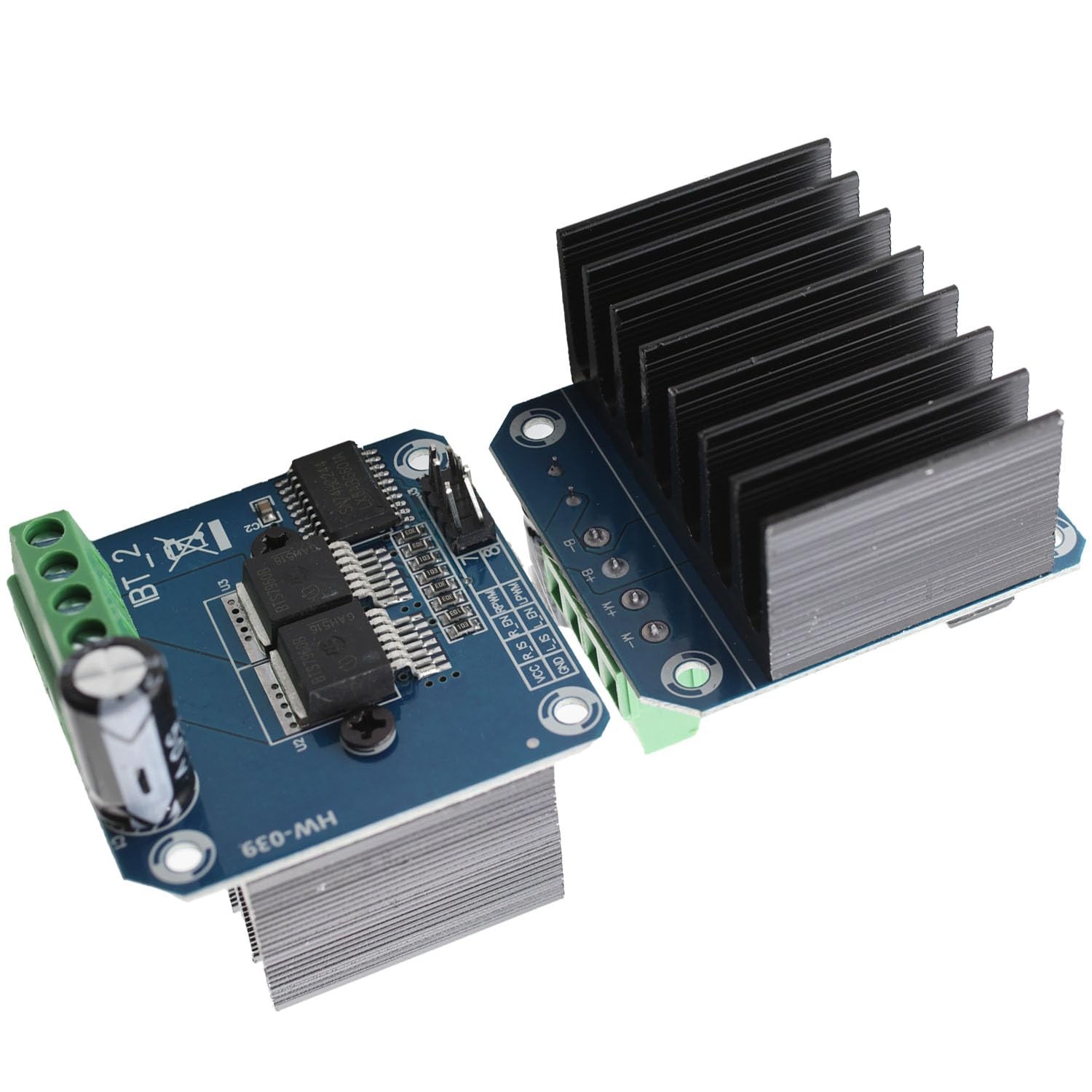 2PCS Double BTS7960B DC 43A Stepper Motor Driver Module H-Bridge PWM Driving …