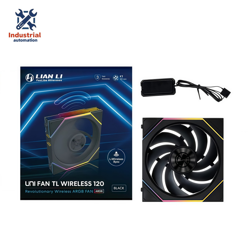 Lian Li UNI FAN TL 120 120mm Regular Black ARGB Fan wireless version,US Shipment