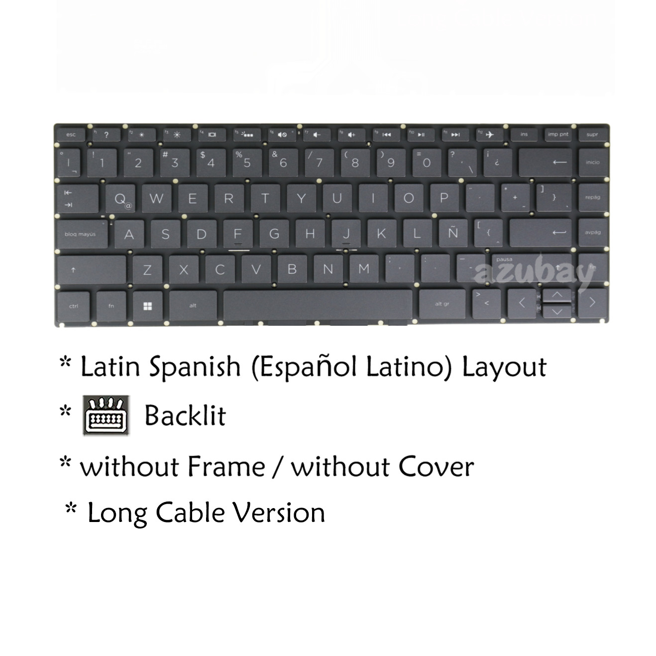 Teclado Español For HP 240 G8/G9, 245 G8/G9, 246 G8/G9, 247 G8, 240R G9 240RT G9