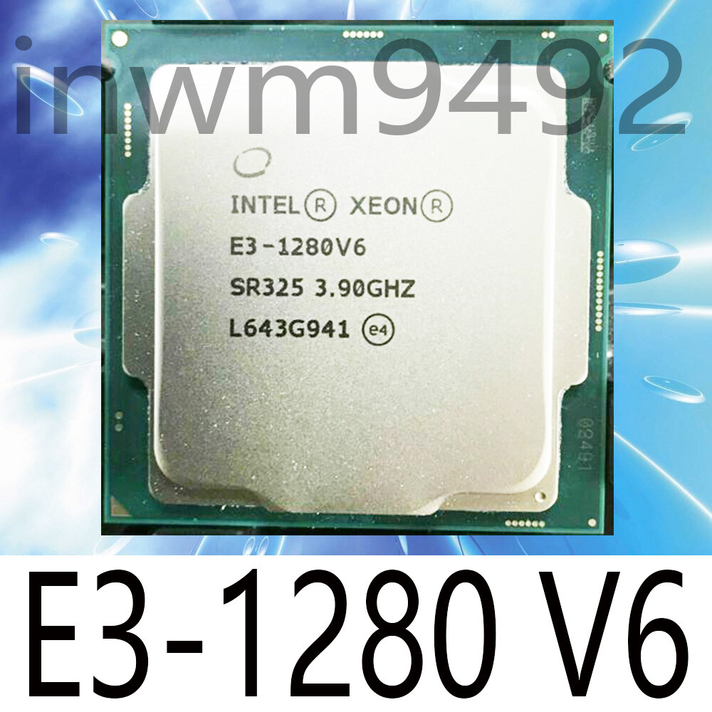 Intel Xeon E3-1280 V6 3.9GHz Quad-Core SR325 LGA1151 72W CPU Processor