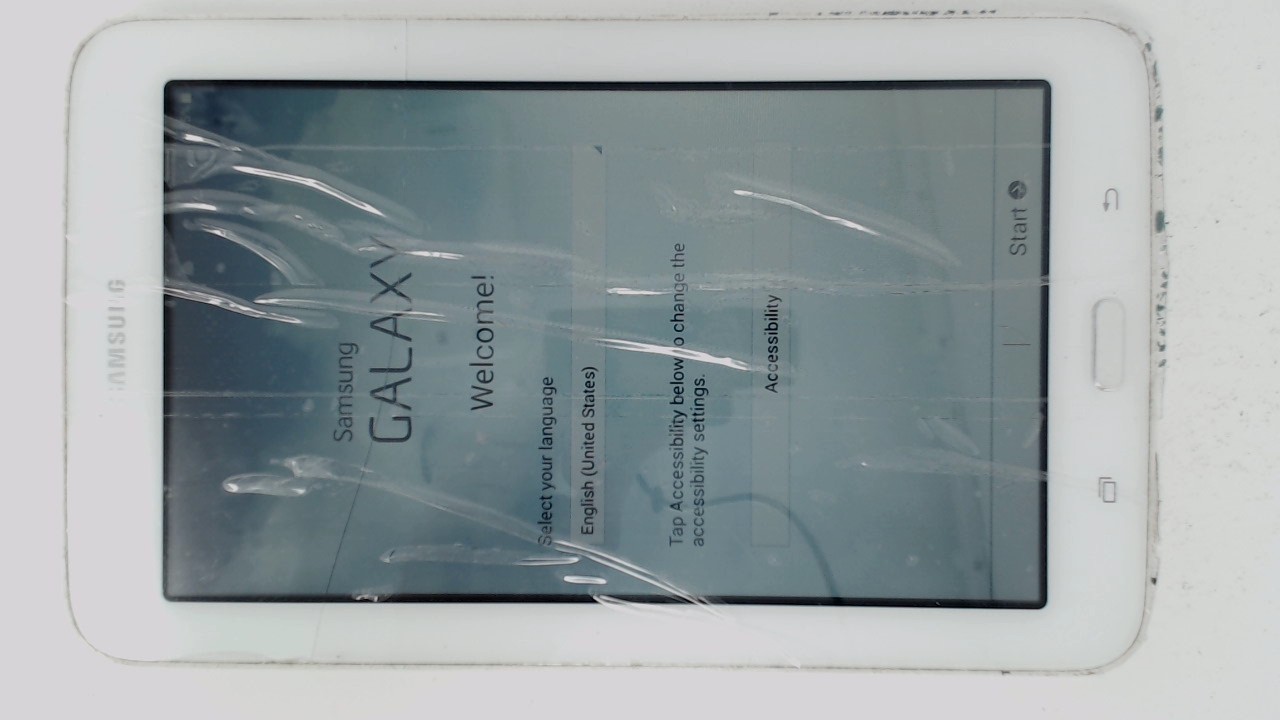 Samsung Galaxy Tab E Lite SM-T113 7″ Tablet (White 8GB 1GB) WiFi CRACKED