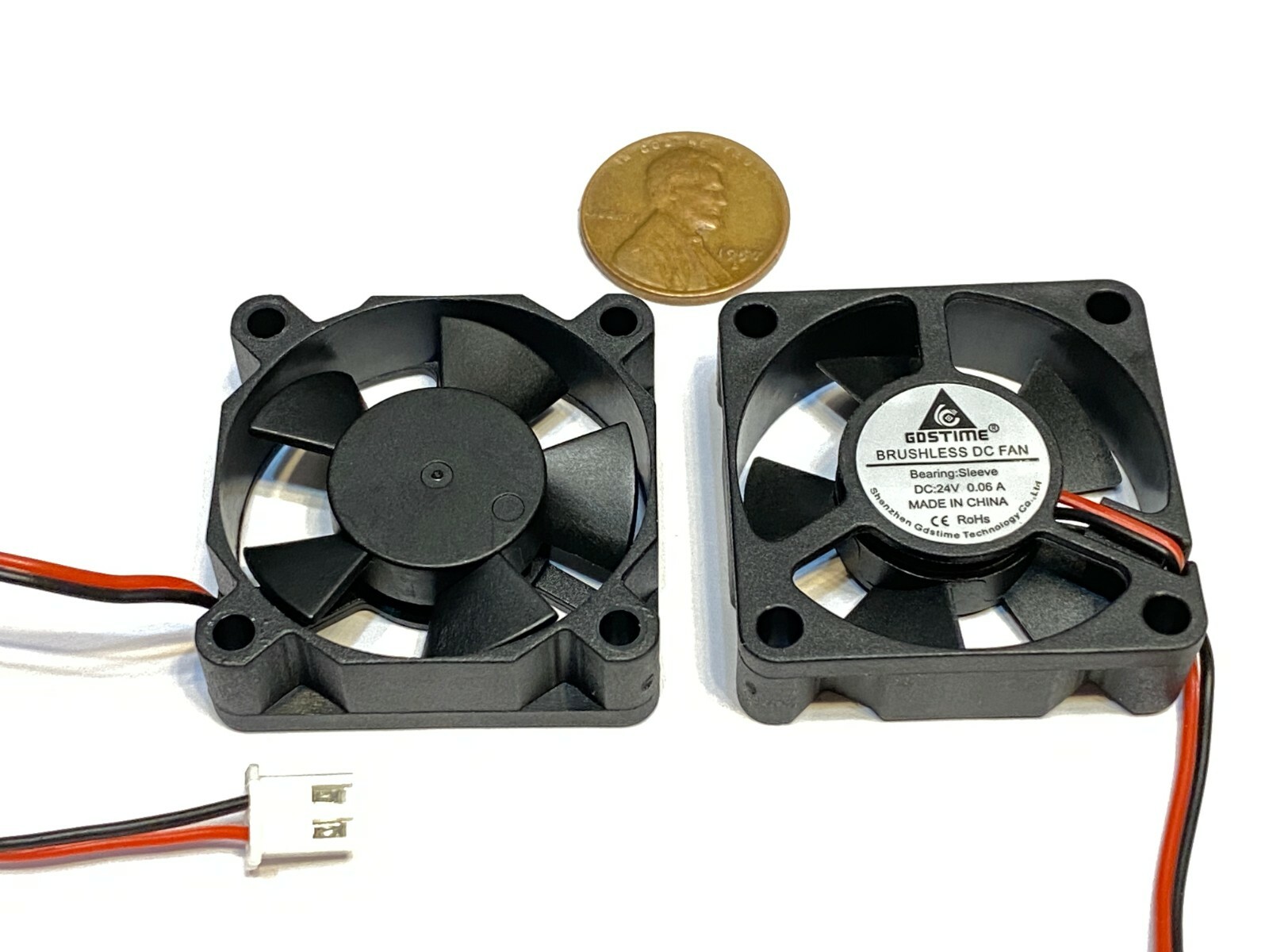 2 Pieces Gdstime 35mm 35x10mm 3510 DC 24V 2Pin mini 3d Printer Cooling Fan C49