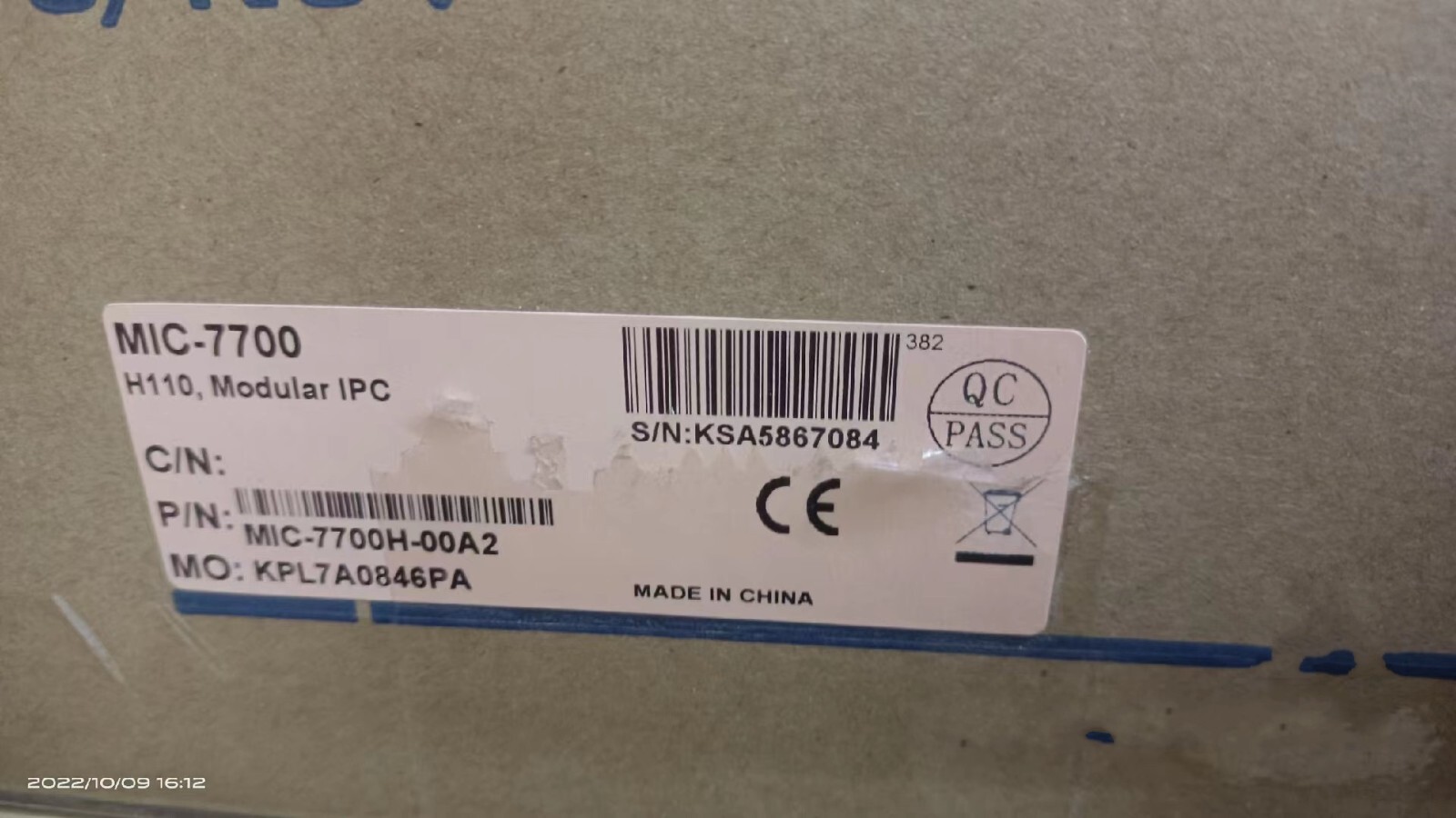 1PCS NEW MIC-7700 MIC-7700H-00A2 industrial computer Via DHL or FedEX