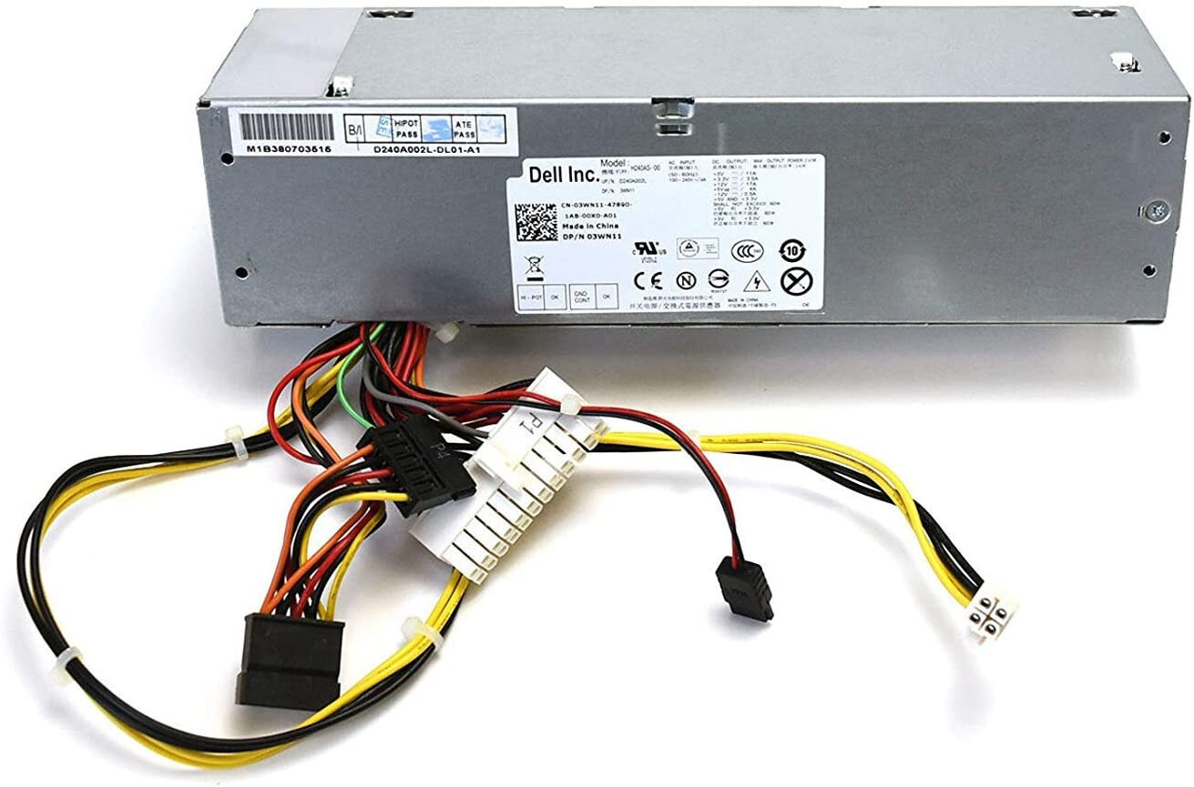 Power Supply for Dell Optiplex 390 790 960 990 3WN11 2TXYM H240AS-00 L240AS-00