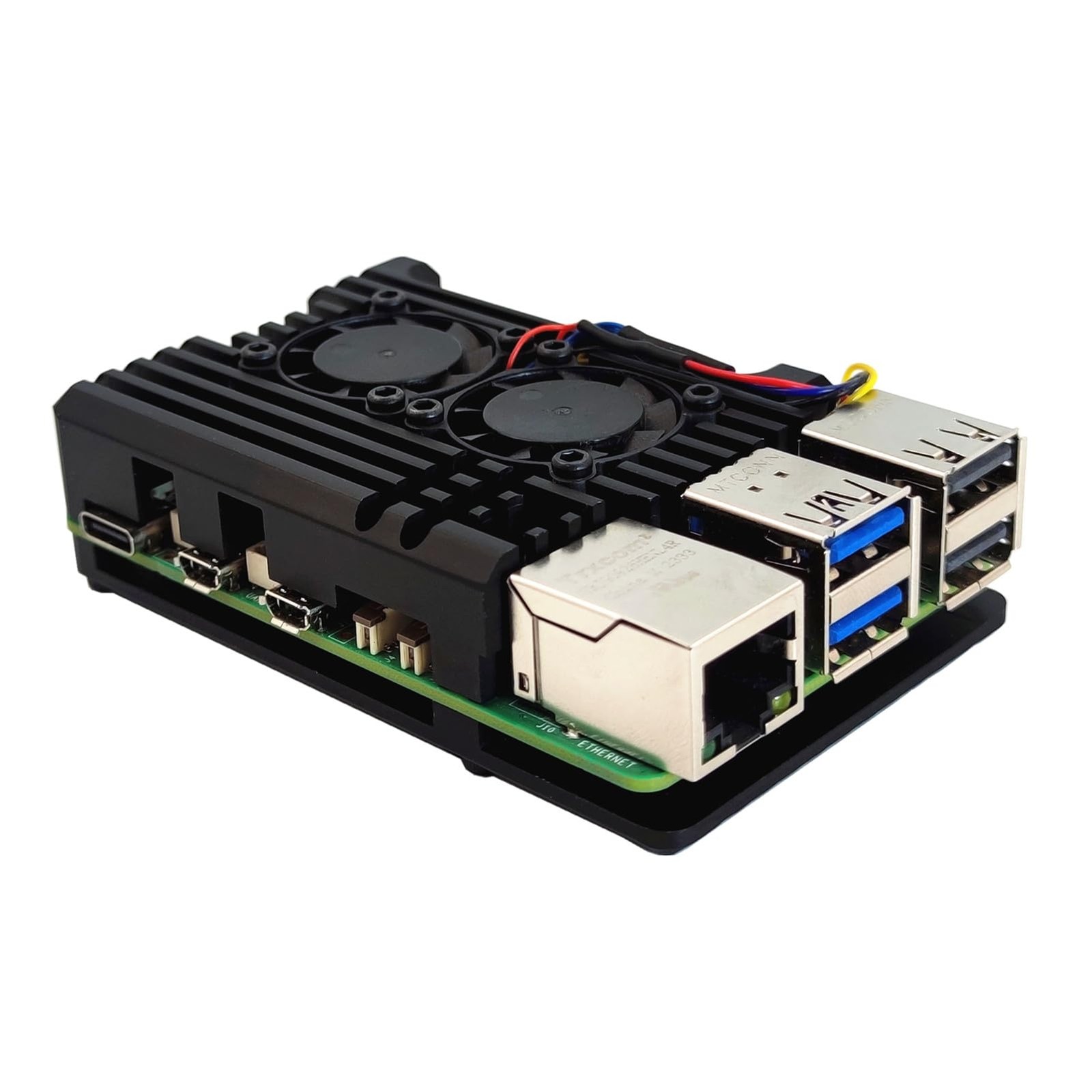 Raspberry Pi 5 Aluminum Alloy Armor Case,Pi 5 Heatsink Cooler,Passive Cooling…