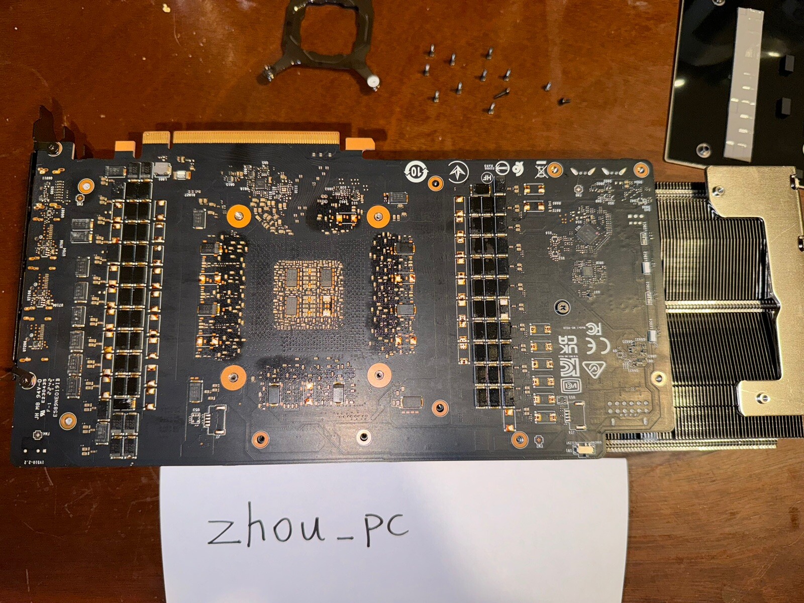 MSI RTX 4090 GAMING Suprim x GPU (No Core & VRAM, for parts) Without Box As Is
