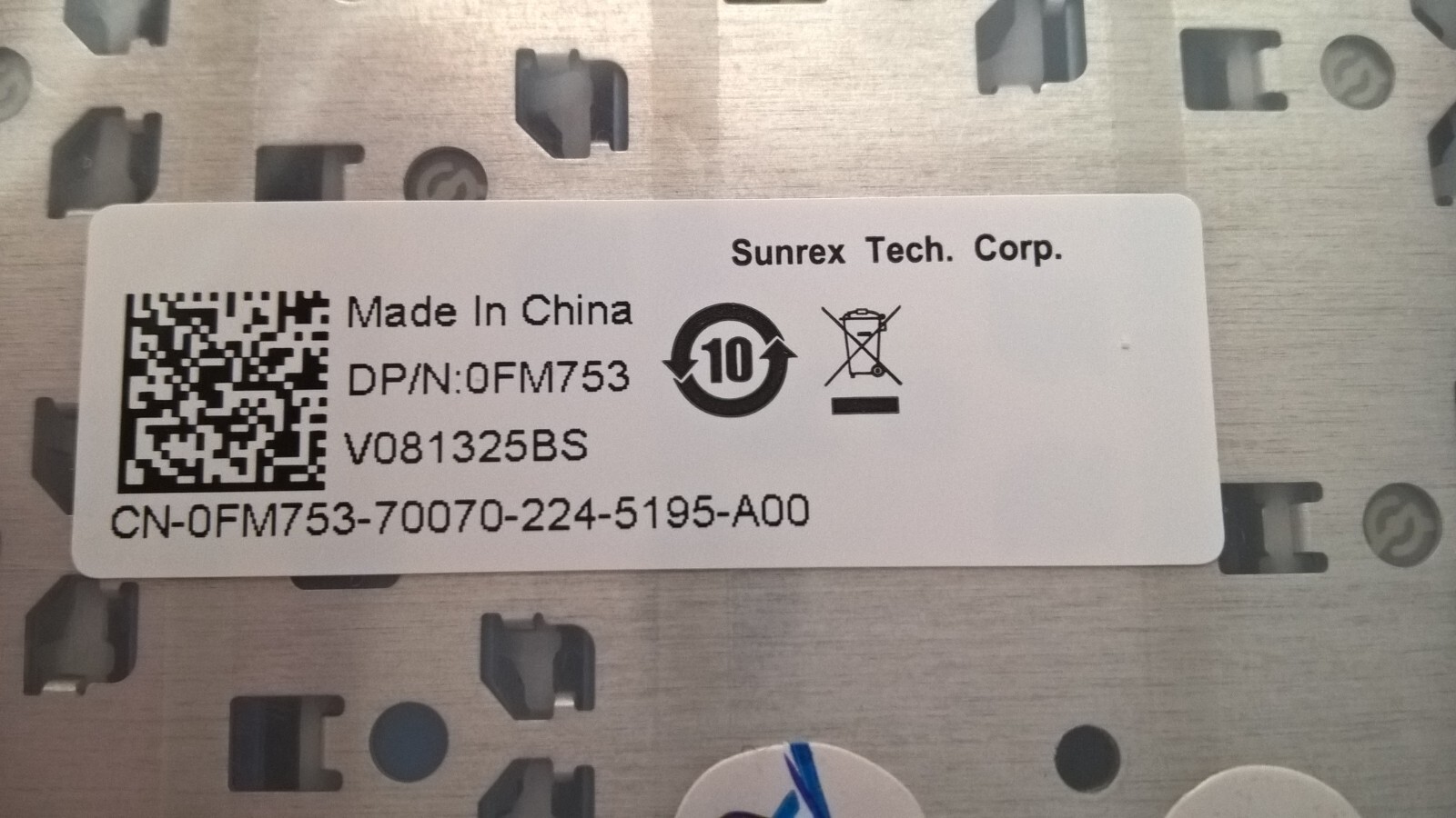 Dell Latitude E5410 E5510 E5400 E5500 New US Standard Keyboard 0FM753