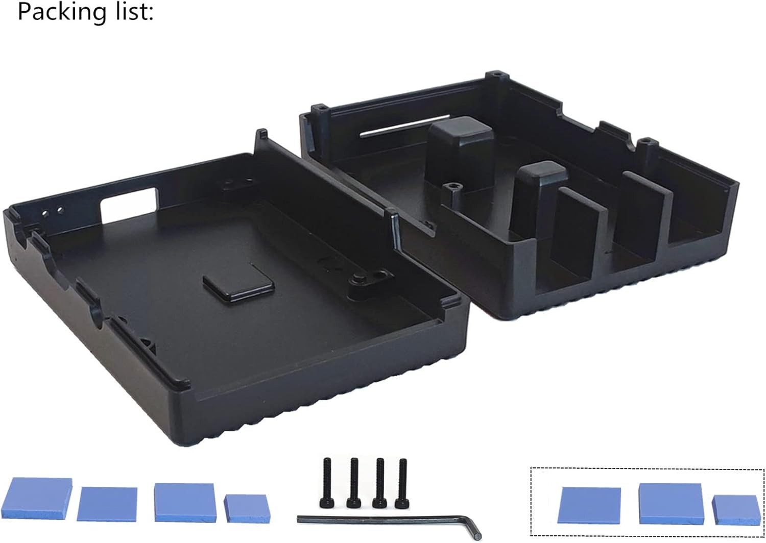 Raspberry Pi 3 B+ Case, Aluminum Alloy Passive Cooling Metal Case for Raspberry