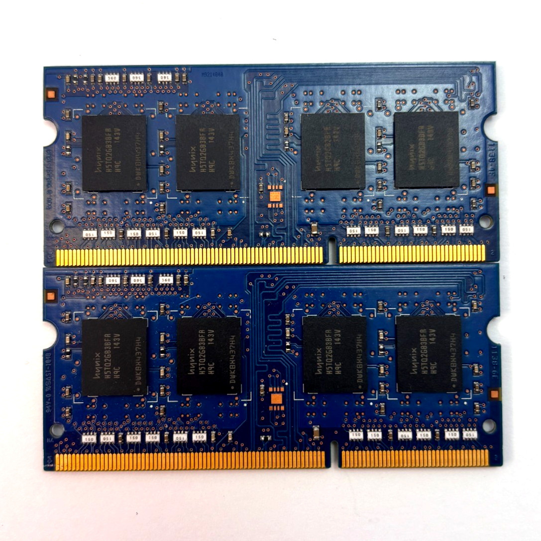 Hynix 4GB Laptop Memory Kit – 2x2GB DDR3L 1333MHz PC3L-10600S 1Rx8 SODIMM