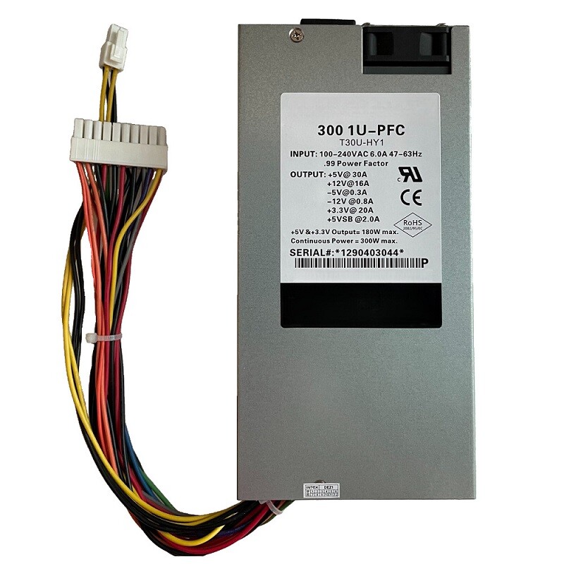 1x EDGE System Dedicated Power Supply 300W For TURBO-COOL 300 1U-PFC T30U-HY1