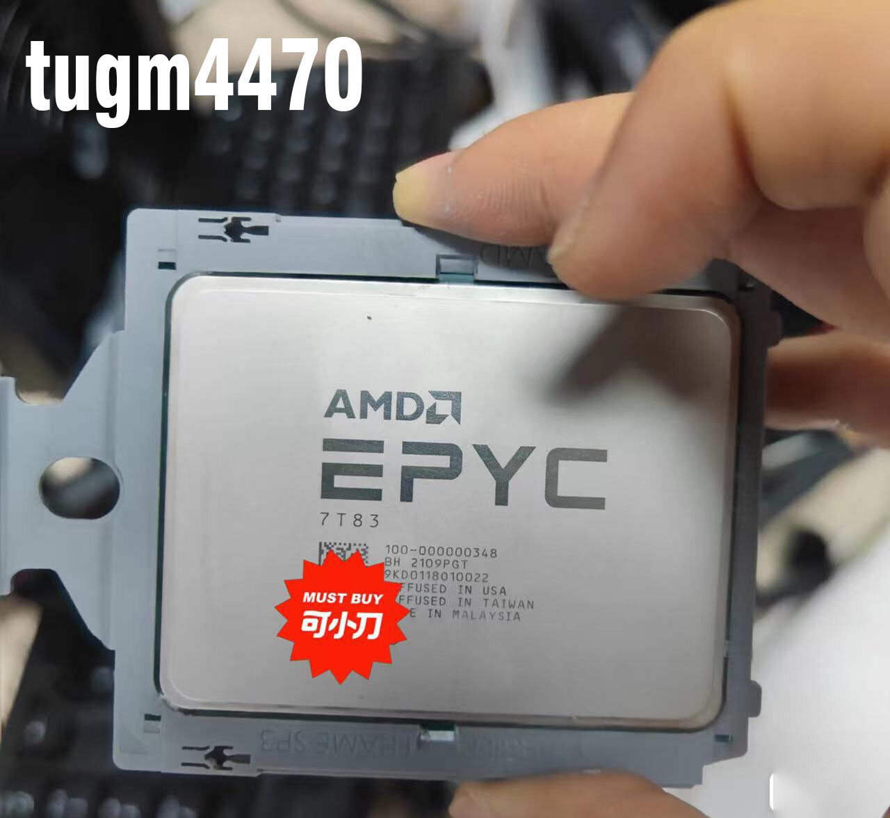 AMD EPYC Milan 7T83 CPU64 core 2.45Ghz unlocked , OEM Version of AMD EPYC 7763