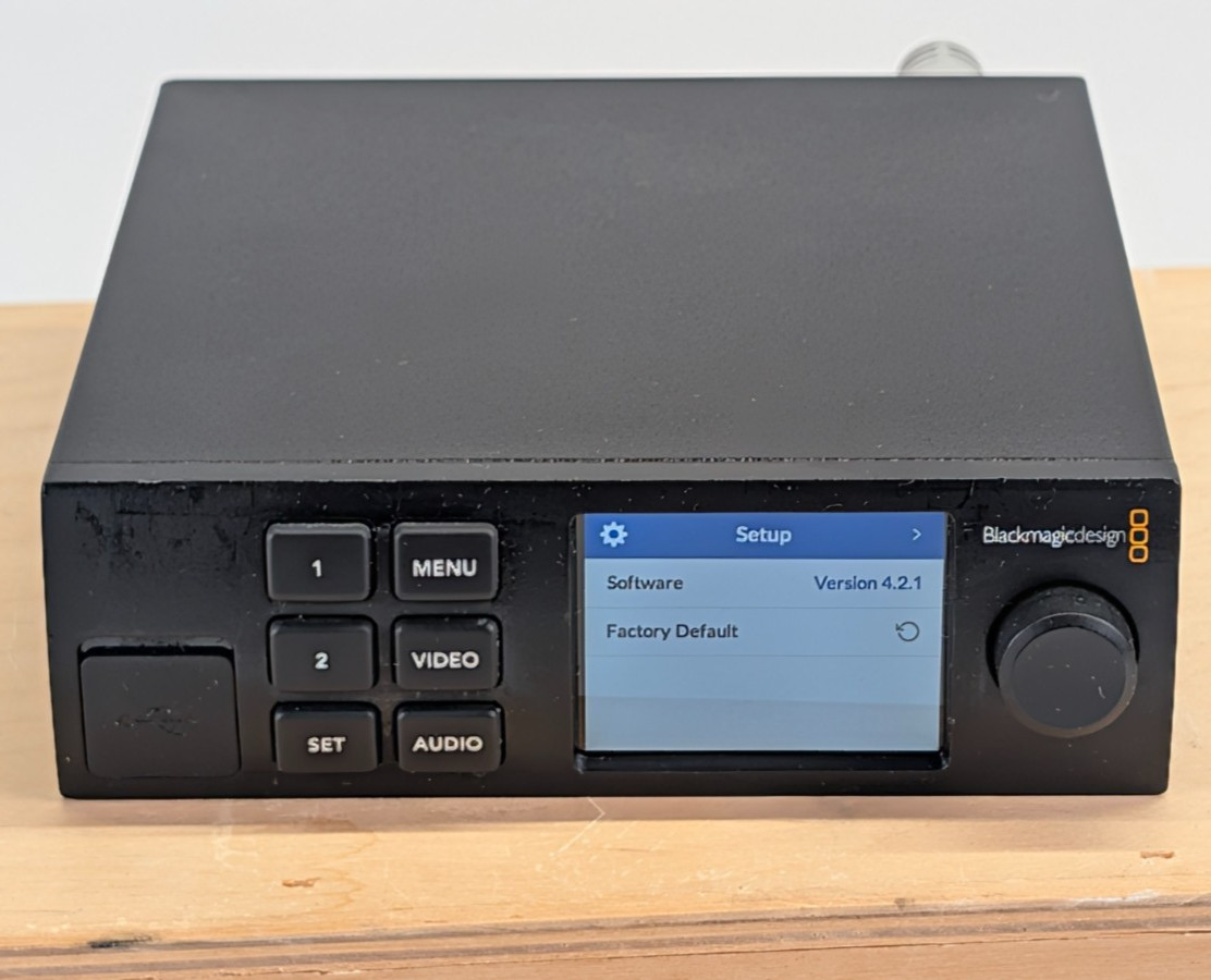 Blackmagic Web Presenter w Smart Panel v421 Clean Tested Power Cord G2U