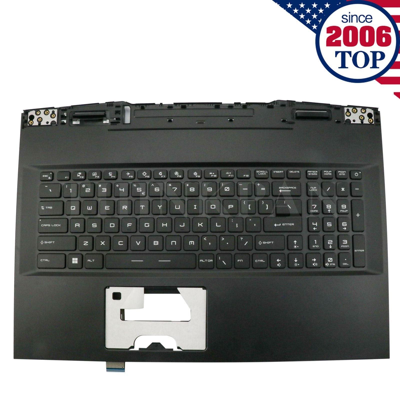 New Palmrest W/Colorfull Backlit Keyboard For MSI GP76 GE76 MS-17K1 MS-17K4