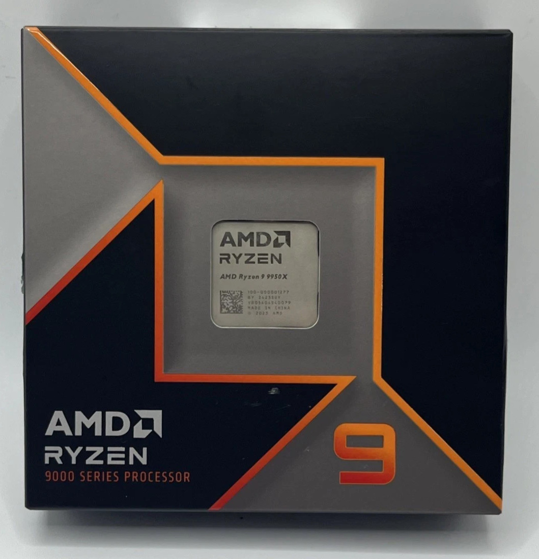 AMD Ryzen 9 9950X 16 Core 32 Thread 4.3 GHz 5.7 GHz Max Boost Socket AM5