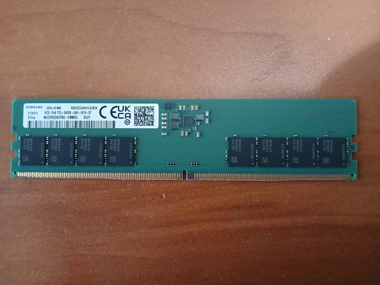 1x16GB SAMSUNG PC5-5600B DDR5 Desktop Memory Ram M323R2GA3PB0
