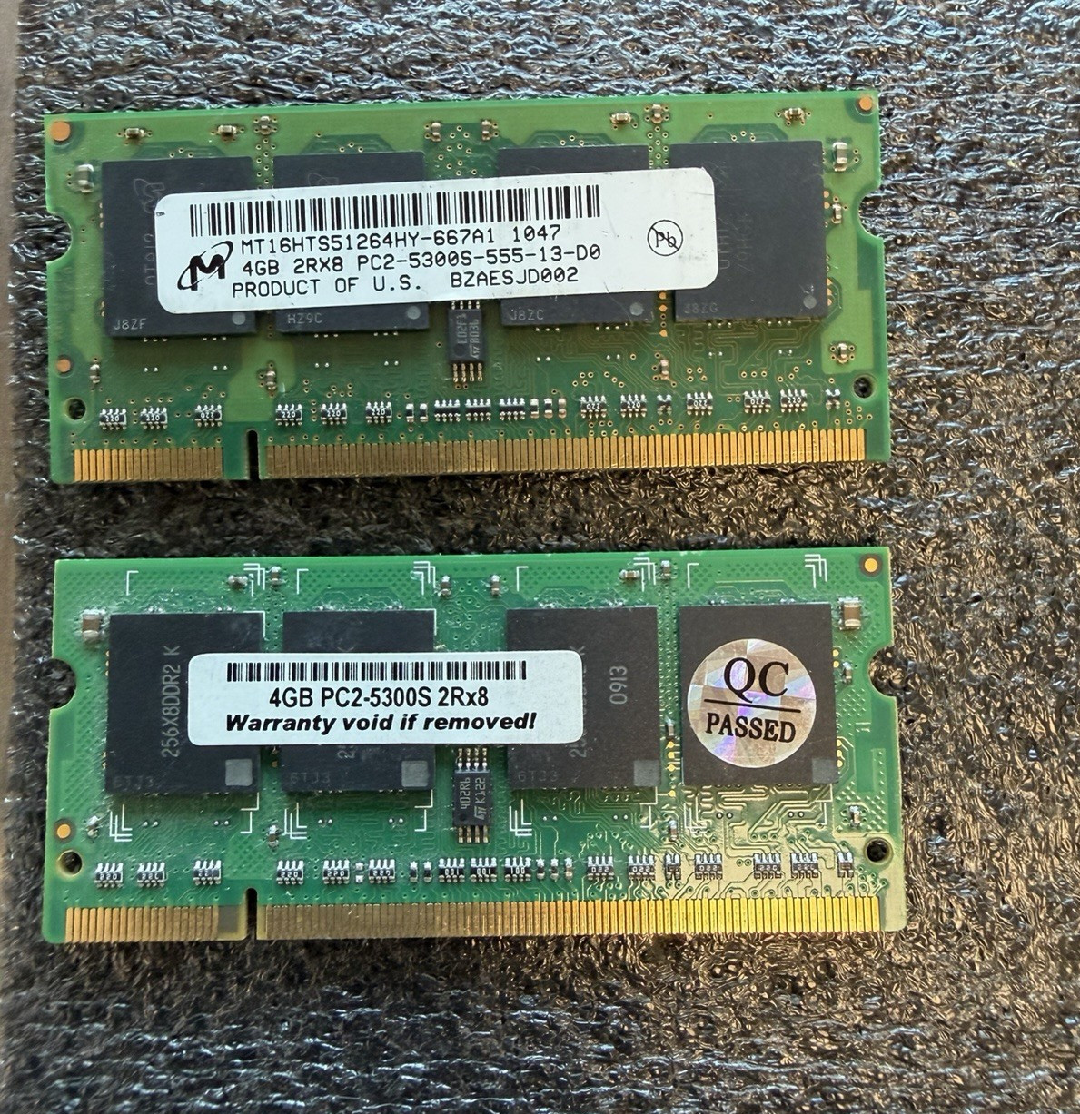 Mixed Brands 8GB KIT (2 X 4GB) DDR2 667Mhz SODIMM PC2-5300 Memory Ram **TESTED**