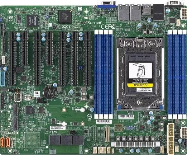 Supermicro H12SSL-I Motherboard DDR4 SP3 With AMD EPYC 7763 64 Core 2.45GHz CPU